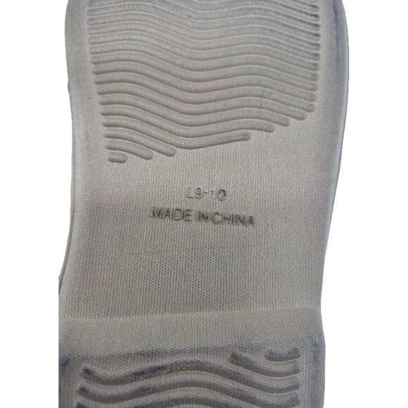 Slippers Faux Suede Moccasin Slippers Fur Lining Tan Brown Women's 8-9 - Picture 5 of 8